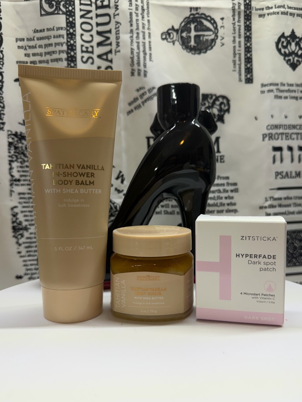 Tahitian Vanilla In-Shower Body Balm & Scrub Set